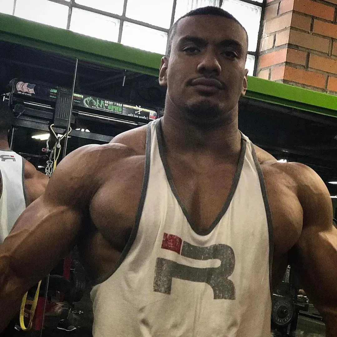 Mens Bodybuilding Fitness Cotton Vest - Bellarte Enchanté Mens Bodybuilding Fitness Cotton Vest